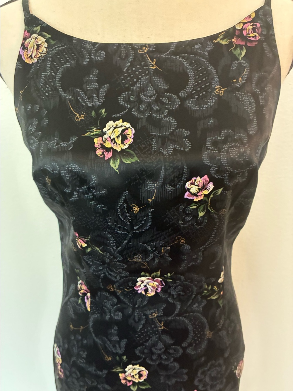 Vintage 90s Y2K All That Jazz Floral Maxi Dress - Picture 2 of 13